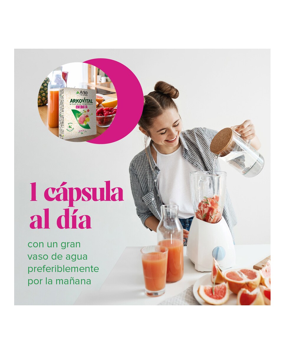 30 comprimidos Arkovital® Pura Energía Arkopharma 5