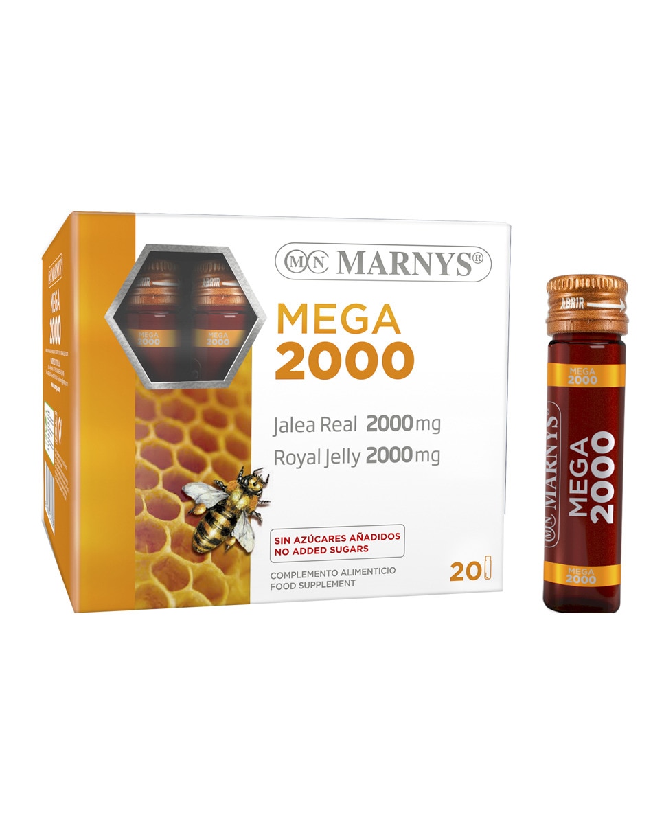Marnys - 20 Viales Jalea Real Mega 2000 con Vitamina C Marnys.