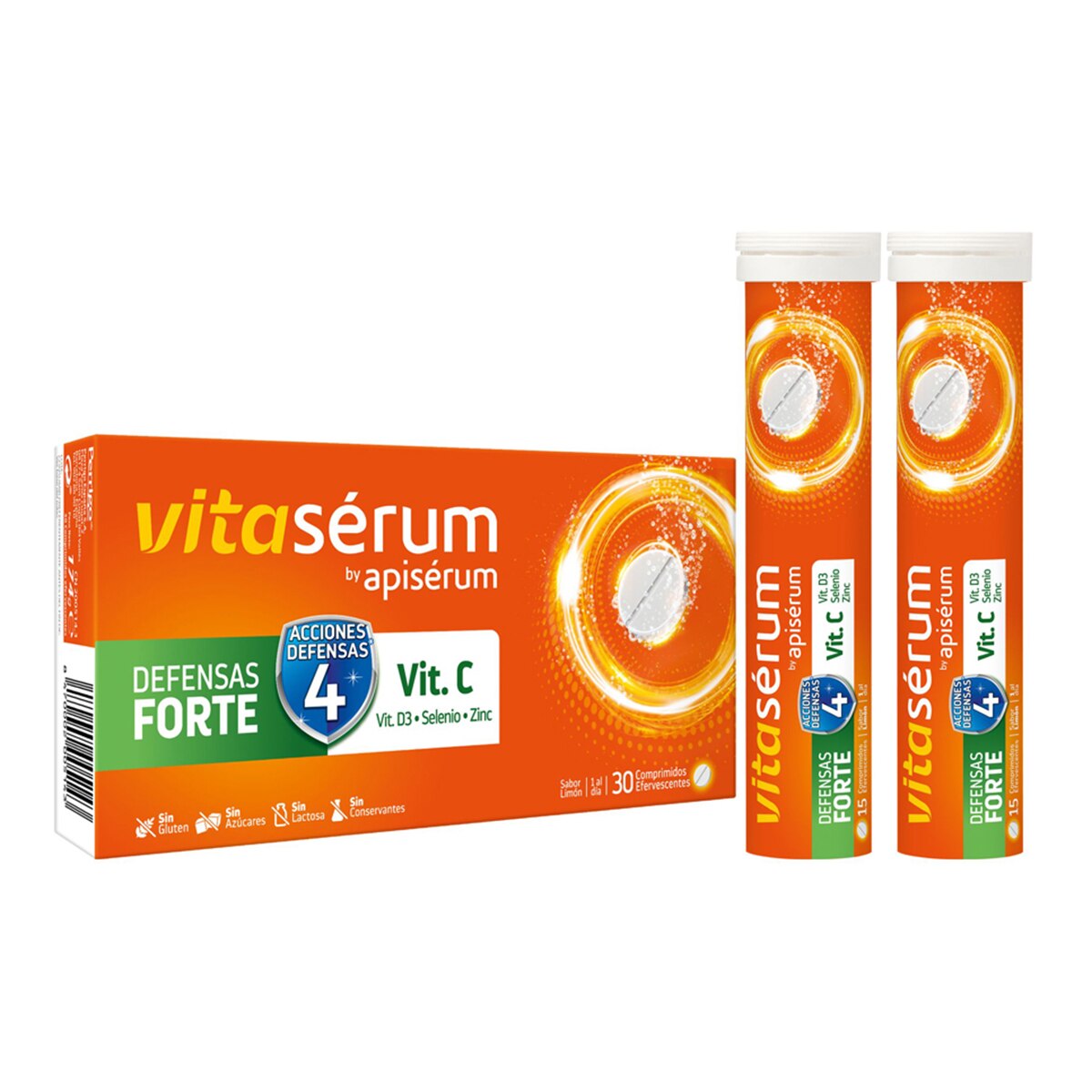 30 Comprimidos Defensas Forte Vitaserum 6