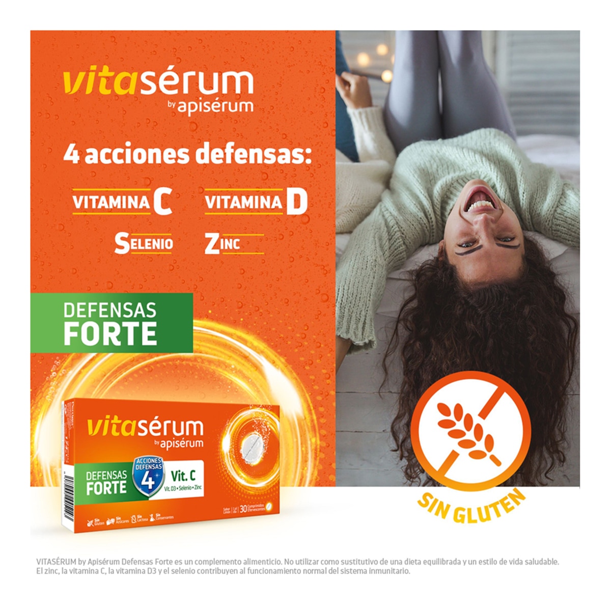 30 Comprimidos Defensas Forte Vitaserum 11