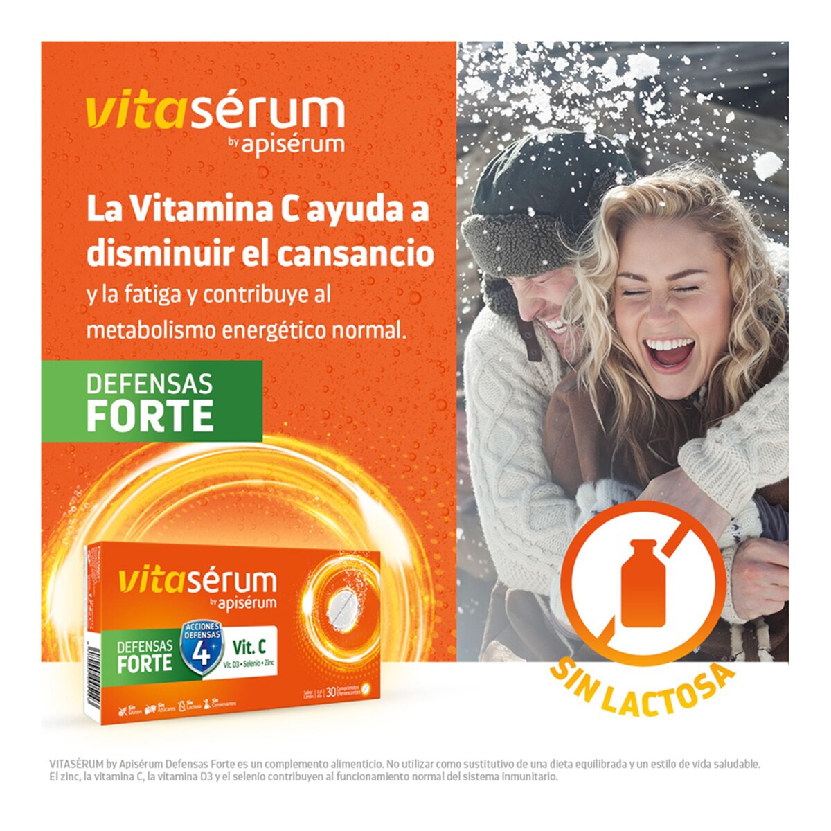 30 Comprimidos Defensas Forte Vitaserum 12