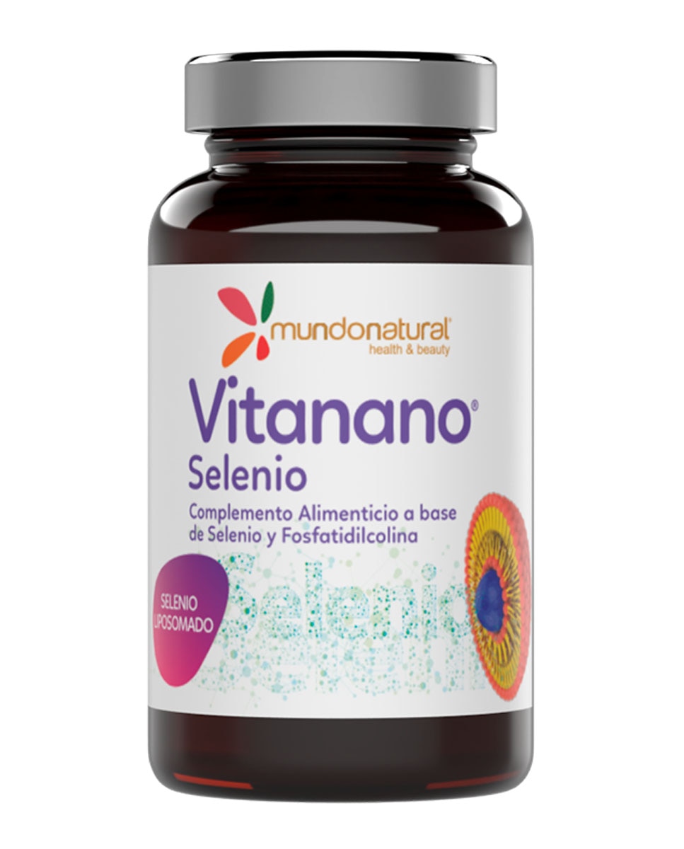 Mundo Natural - 30 Cápsulas Vitanano Selenio liposomado Mundo Natural.