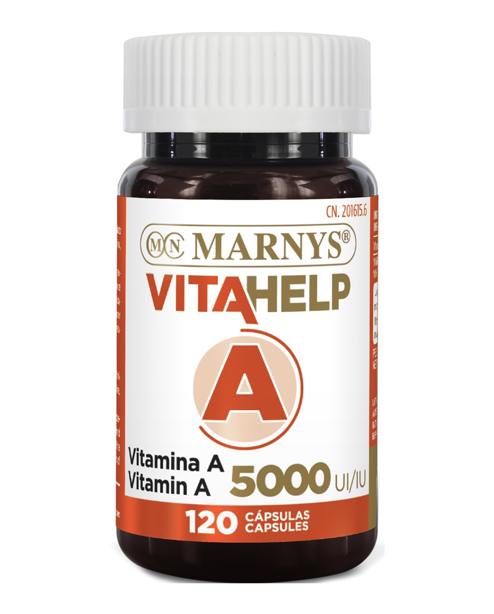 Marnys - 120 cápsulas Vitahelp Vitamina A 5000 UI Marnys.