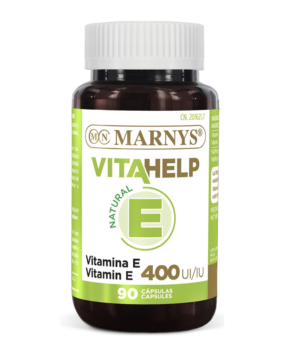 Marnys - 90 cápsulas Vitahelp Vitamina E 400 UI Marnys.