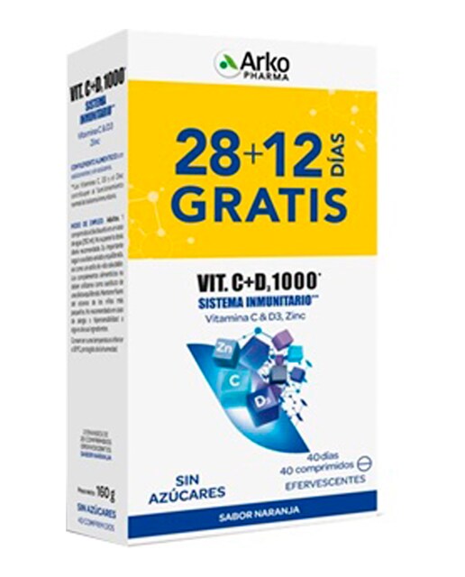 Imagen 0 de Complemento Alimenticio Arkovital Vitamina C&D3 28+12 Comprimidos Arkopharma