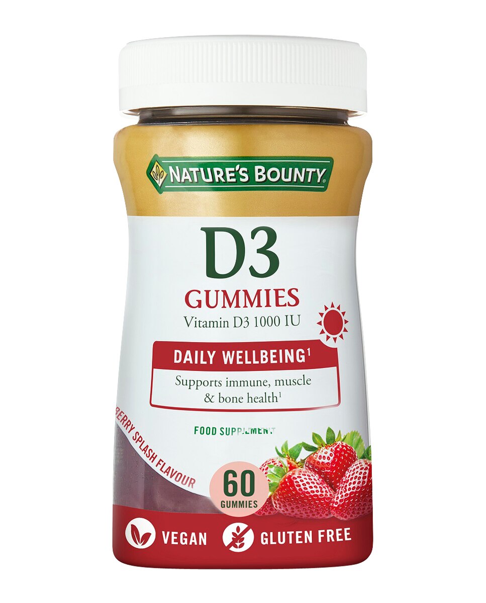 60 Gummies Vitamina D3 Nature's Bounty 1
