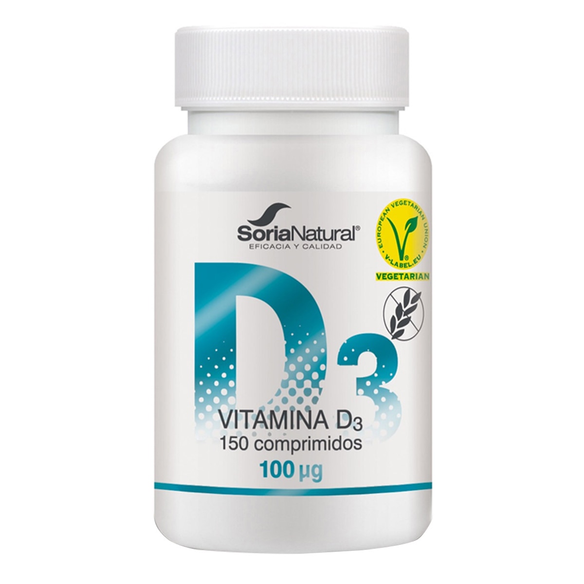 Soria Natural - 150 Comprimidos Vitamina D3 100 µg Liberación Sostenida Soria Natural.