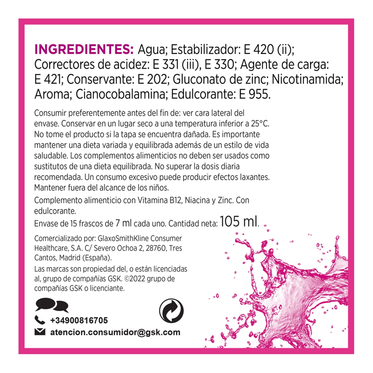 15 Frascos Energía &Vitalidad 50+ Multicentrum 7