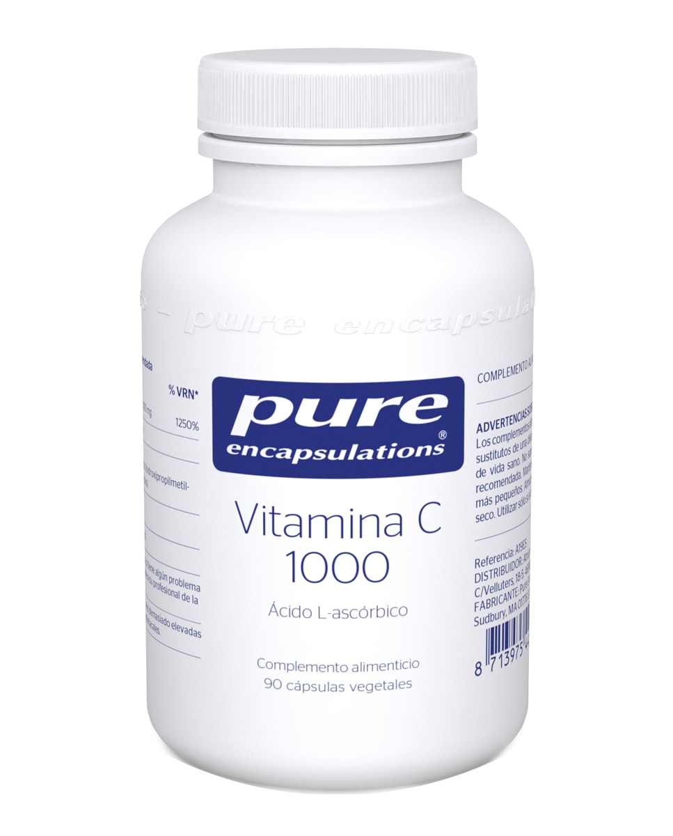 Pure Encapsulations - 90 Cápsulas Vitamina C 1000 Pure Encapsulations.