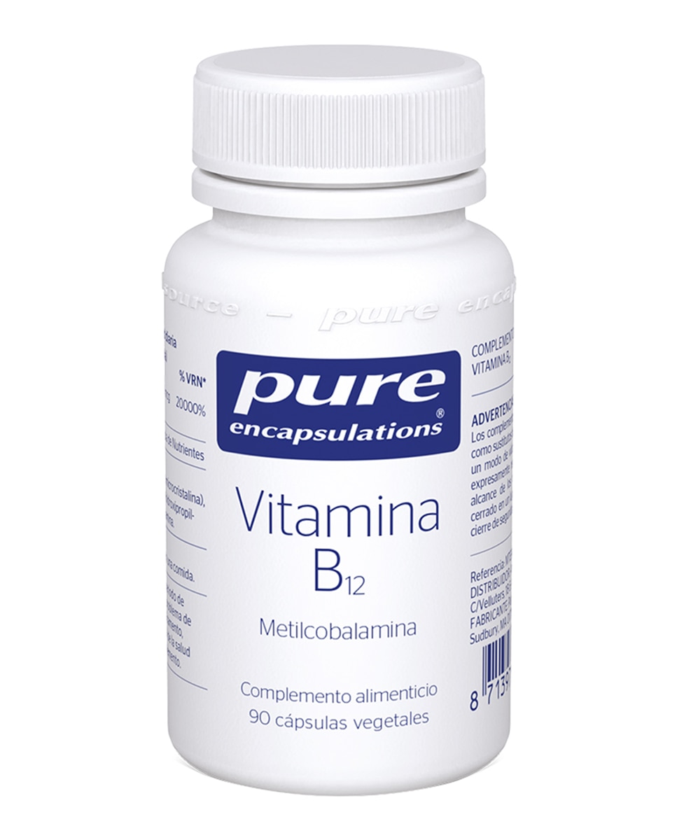 Pure Encapsulations - 90 Cápsulas Vitamina B12 Pure Encapsulations.