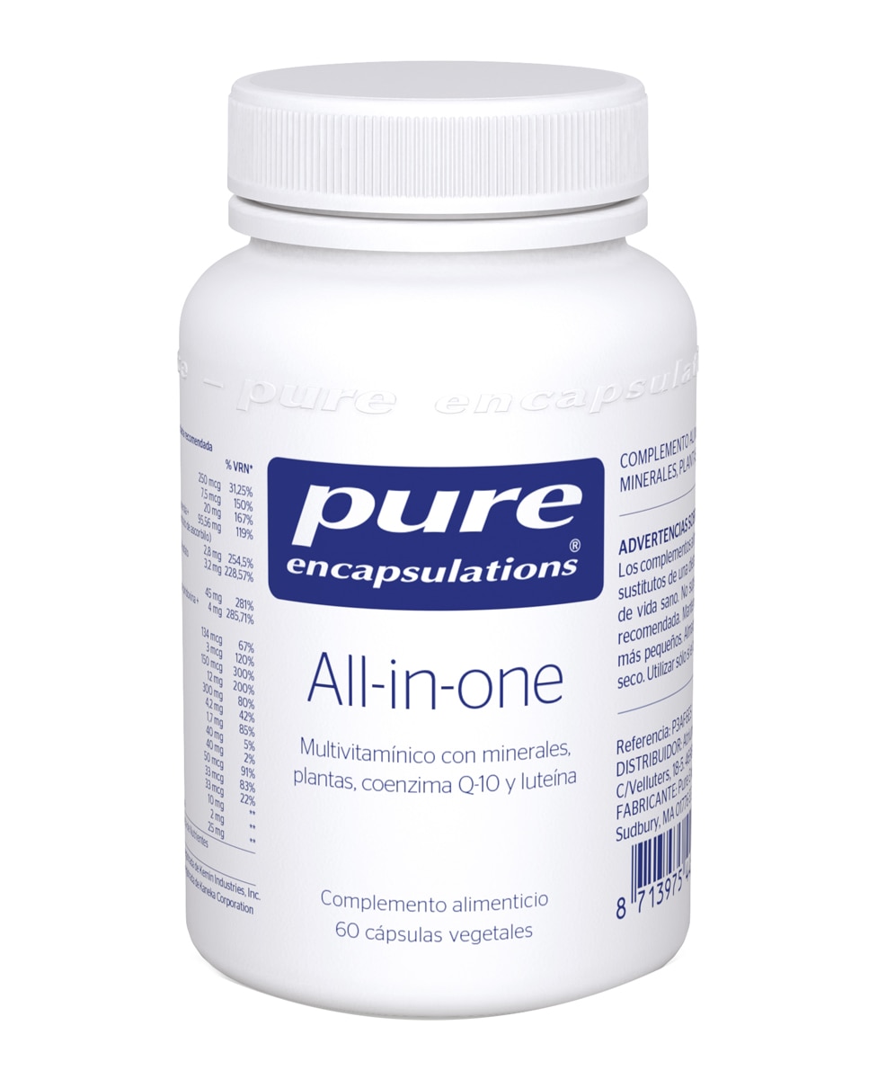 Pure Encapsulations - 60 Cápsulas All in One Pure Encapsulations.