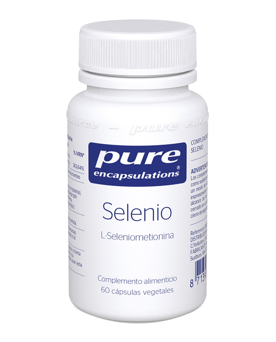 Pure Encapsulations - 60 Cápsulas Selenio Pure Encapsilations.