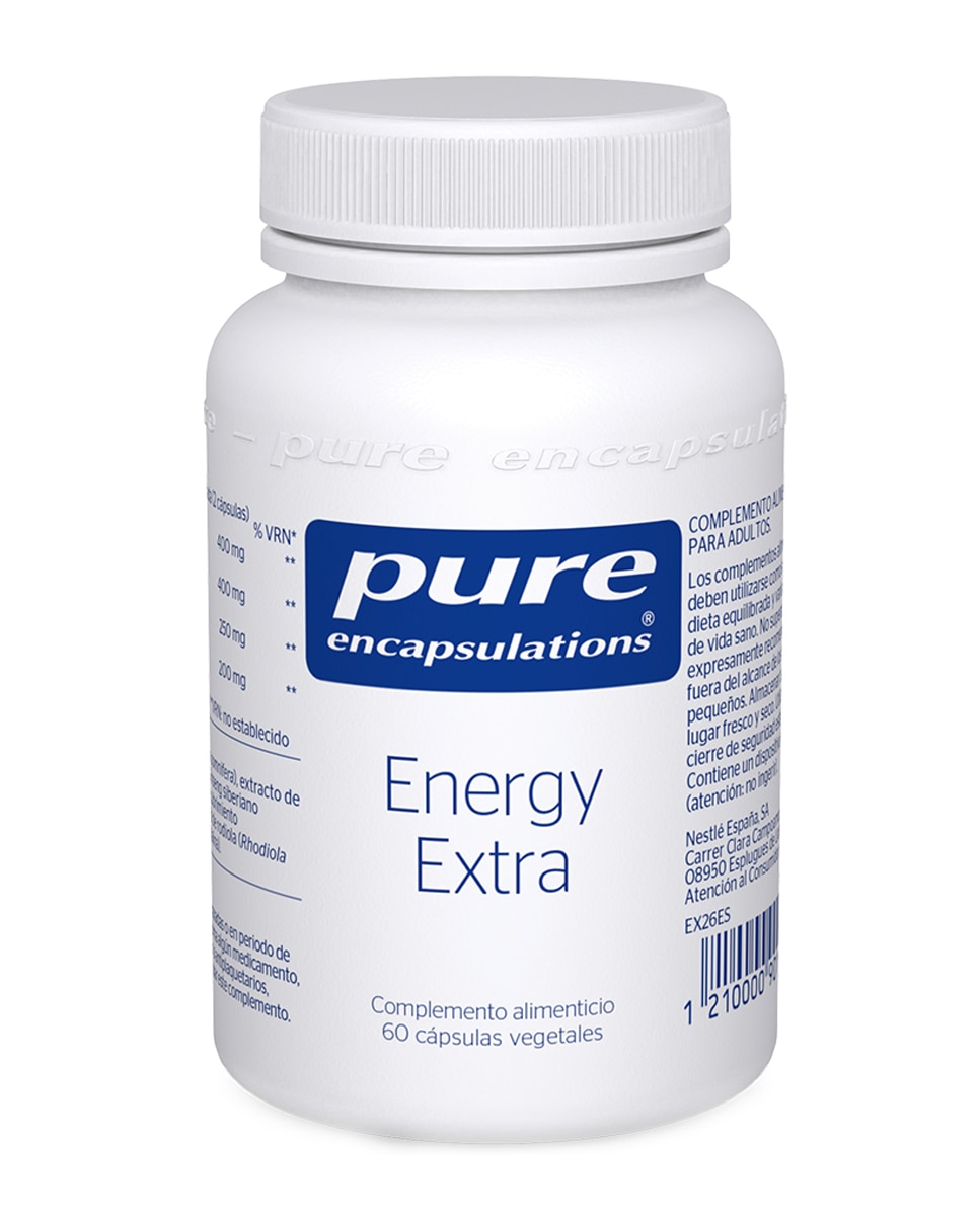 Pure Encapsulations - 60 Cápsulas Energy Extra Pure Encapsulations.