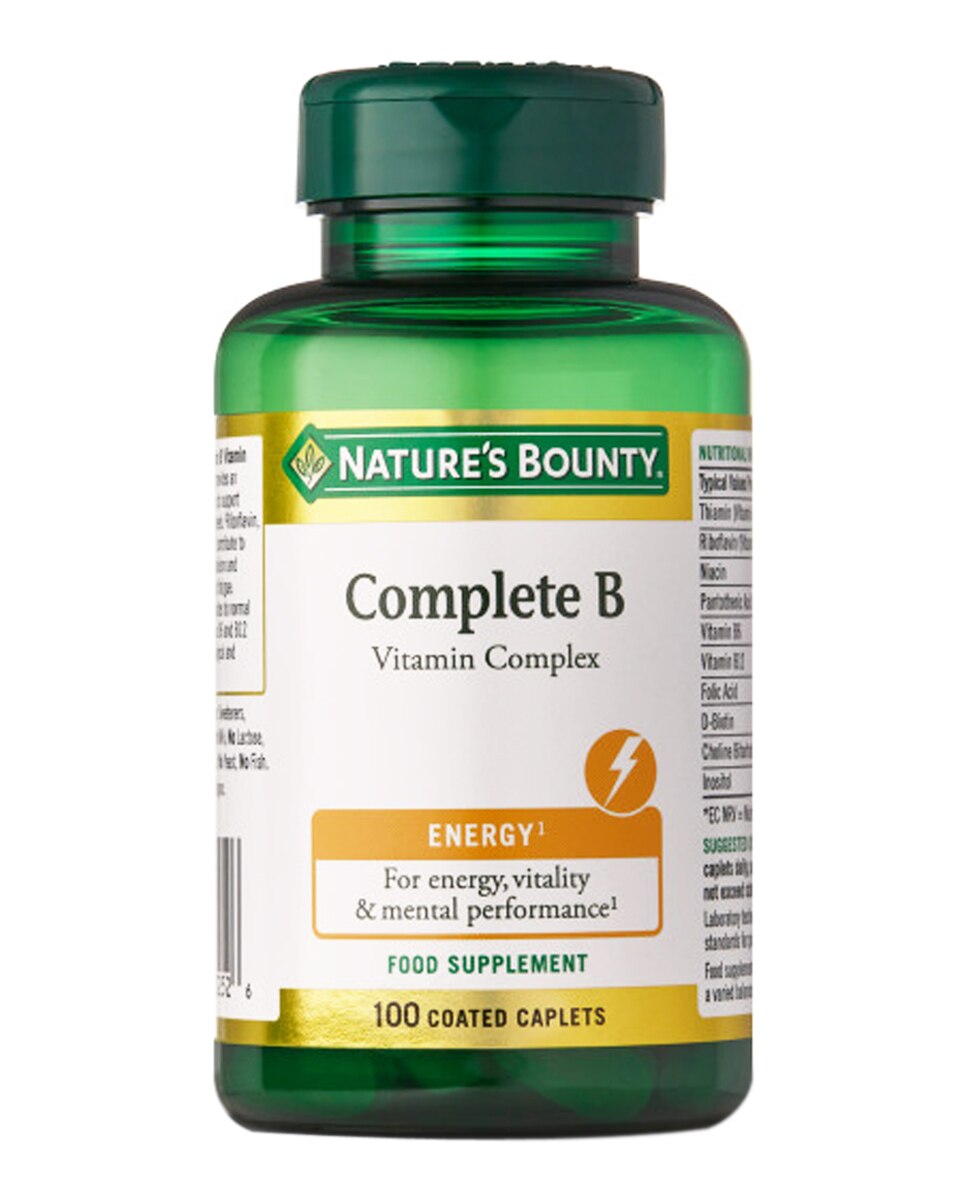 100 Comprimidos de Vitamina B Nature's Bounty® 1