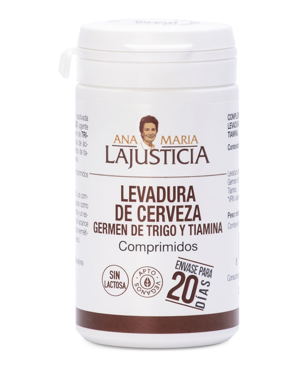 Imagen 0 de 80 Comprimidos Levadura De Cerveza + Germen Trigo + Tiamina (B1) Ana María LaJusticia