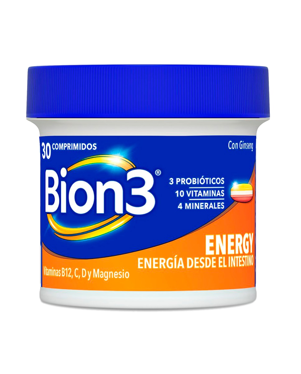 Bion3 - Comprimidos Multivitamínicos Con Probióticos Energy Bion3.