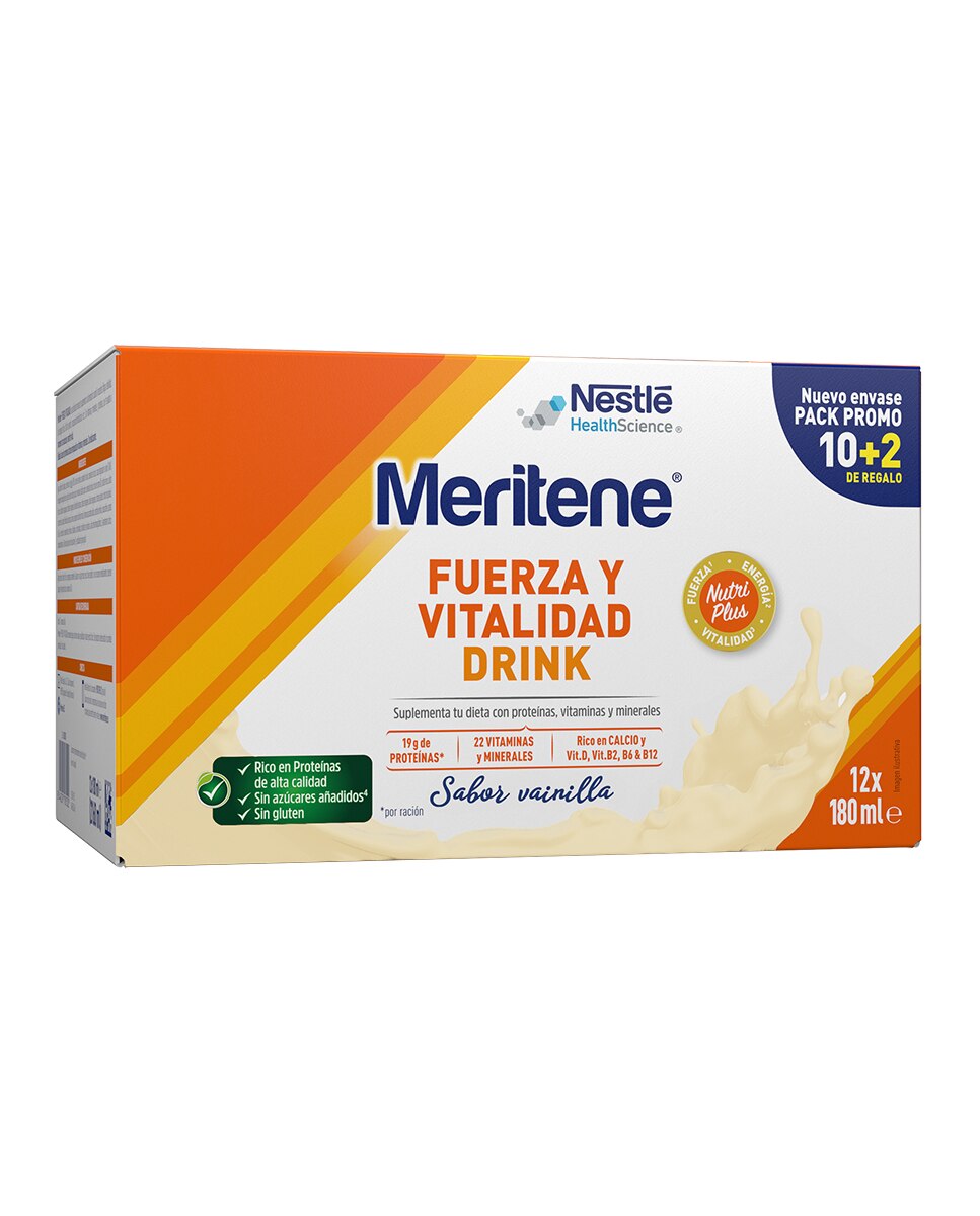 Imagen 0 de Pack Suplemento Nutricial Drink Vainilla Meritene