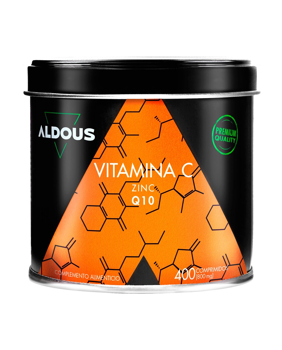 400 Comprimidos para el Cansancio con Vitamina C y Zinc Aldous Bio 1