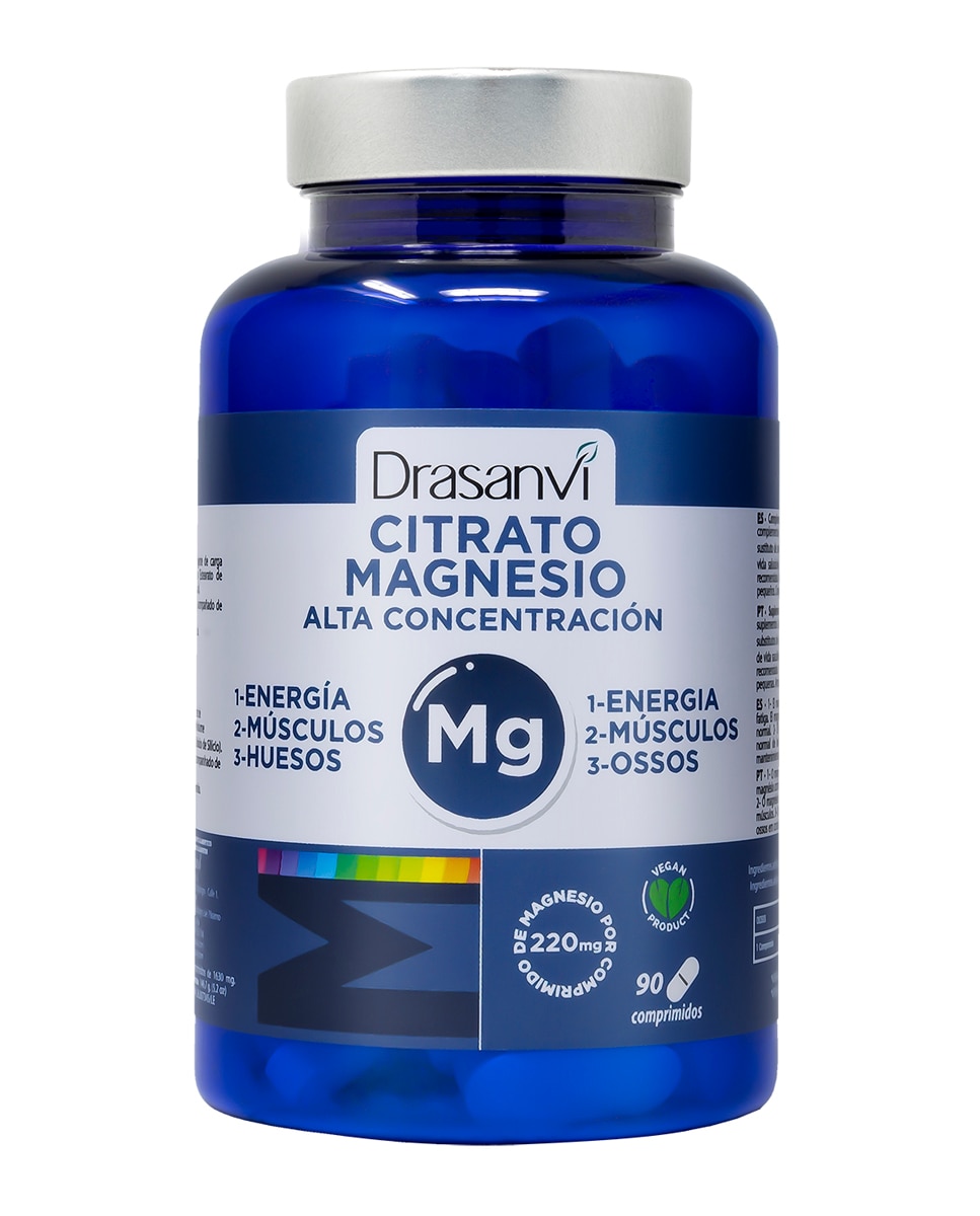 Drasanvi - 90 Comprimidos Mineral Citrato Magnesio Alta Concentracion Drasanvi.