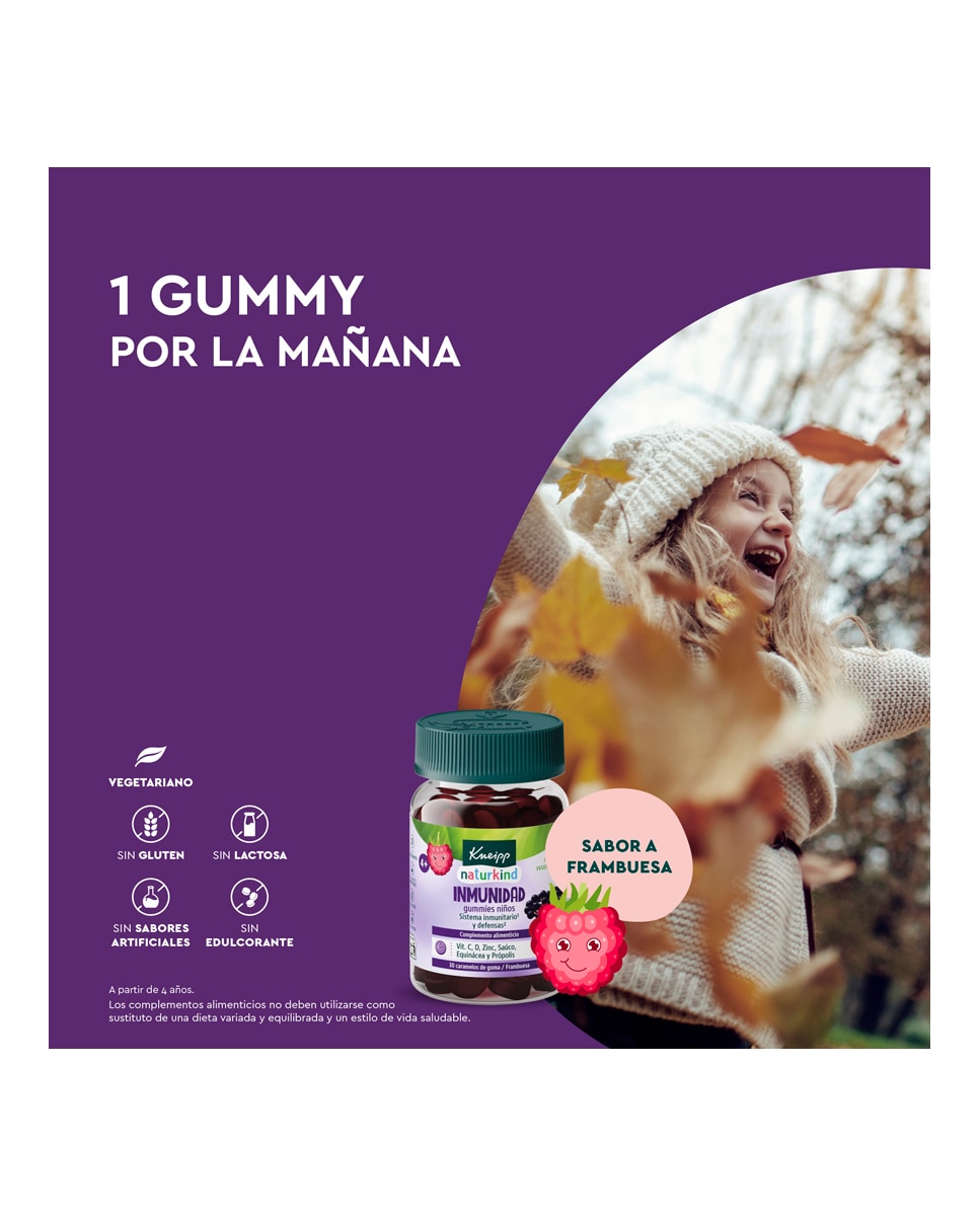 Imagen 4 de 30 Gummies Para Niños Inmunidad Kneipp