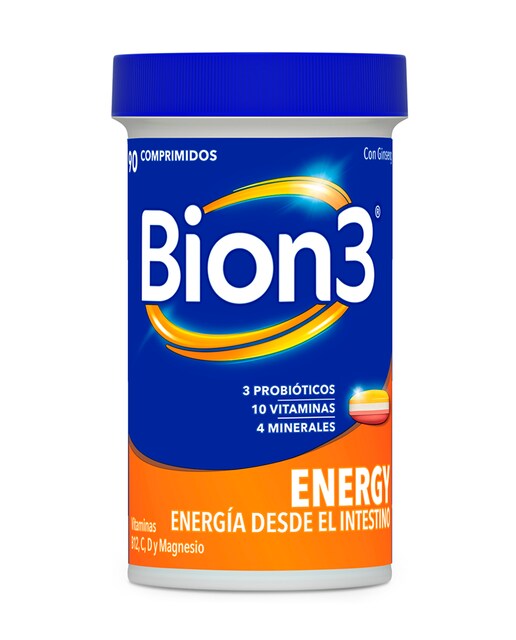 Imagen 0 de Comprimidos Multivitamínicos Con Probióticos Energy Bion3