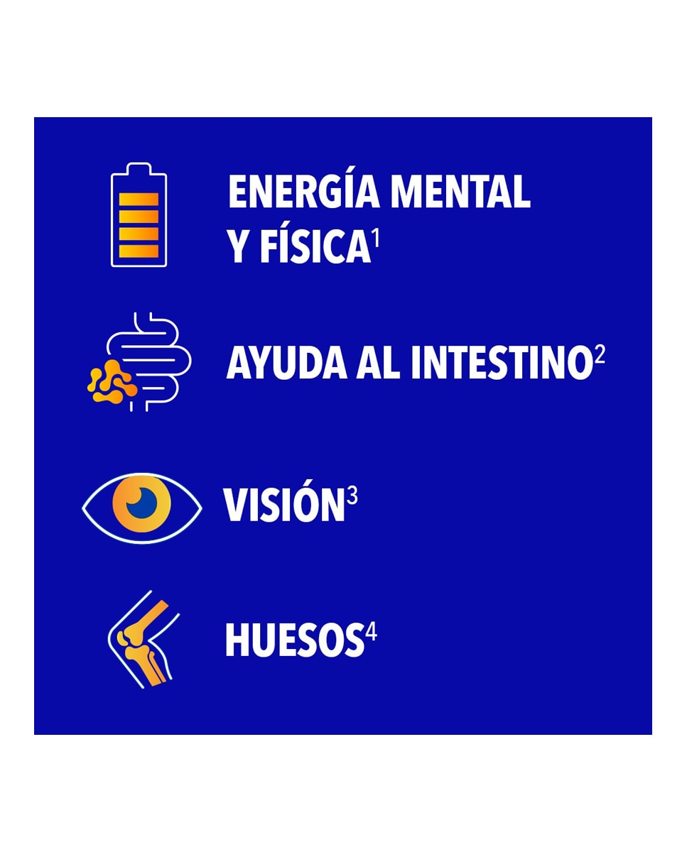 Comprimidos Multivitamínicos Con Probióticos Energy 50 + Bion3 6