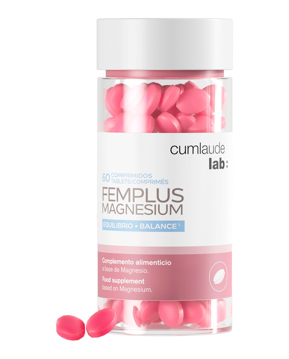 Imagen 0 de Complemento alimenticio Femplus Magnesio 60 comprimidos Cumlaude