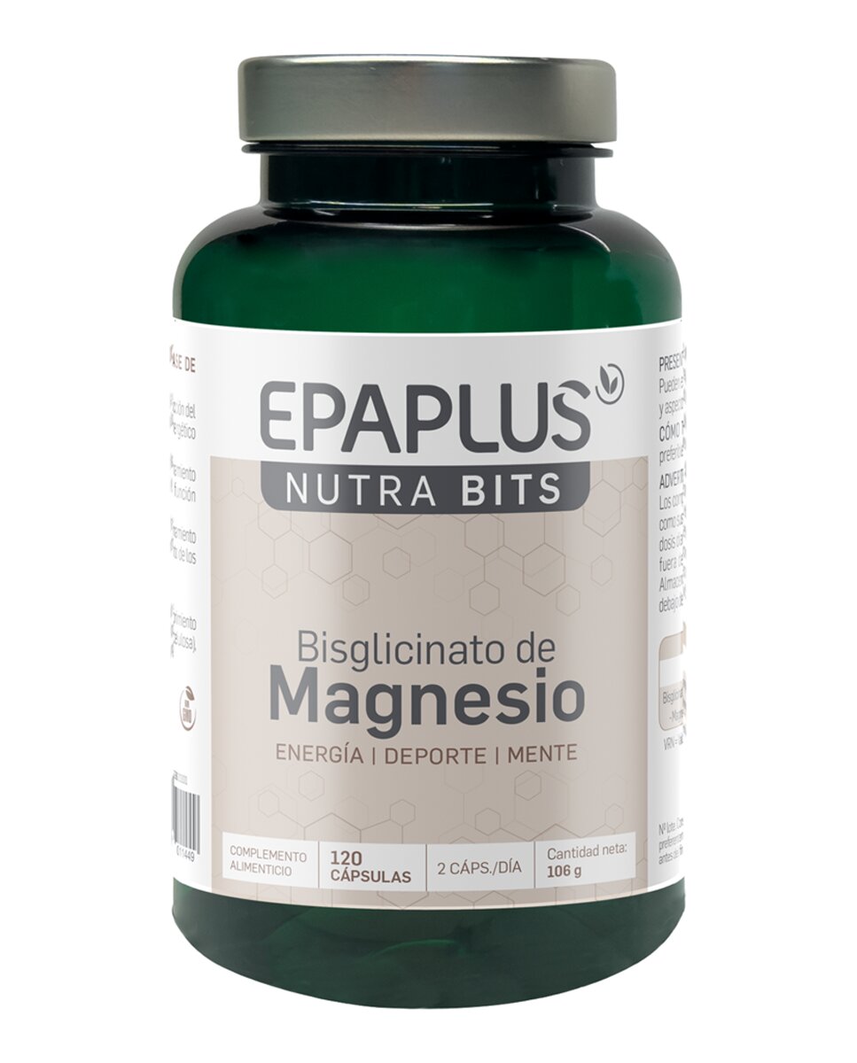 Epaplus - 120 cápsulas Magnesio Nutrabits Epaplus.