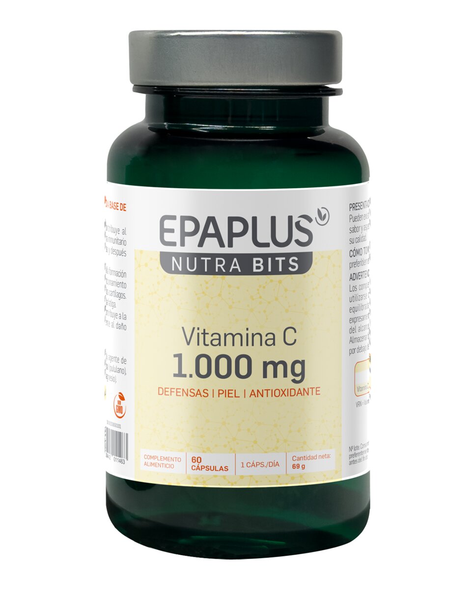 Epaplus - 60 cápsulas Vitamina C Nutrabits Epaplus.