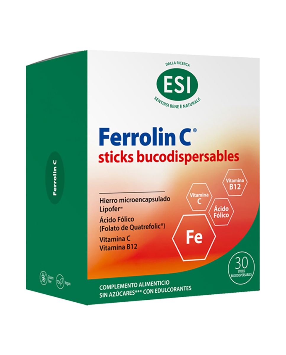 ESI - 30 Sticks Bucodispersables Ferrolin C Esi.