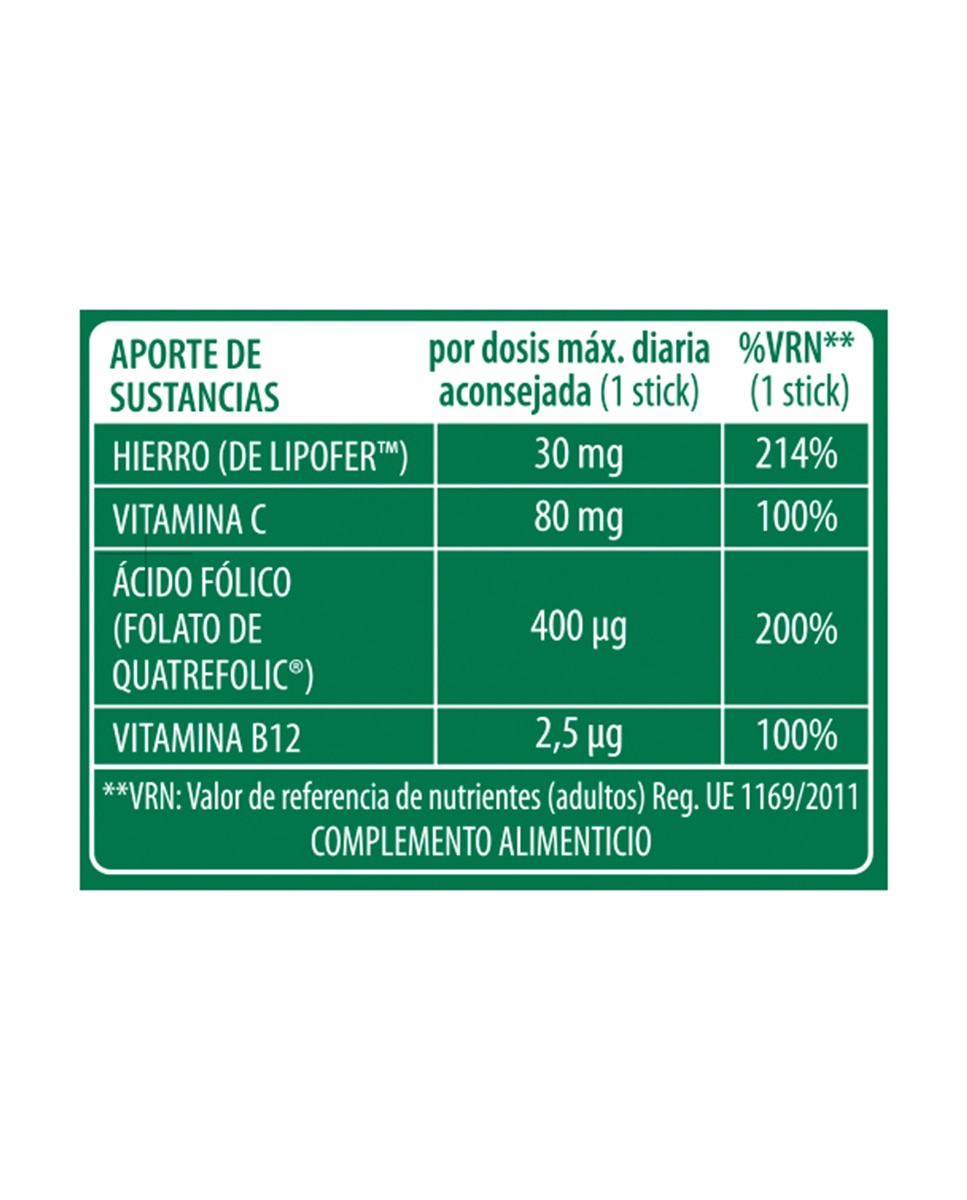 Imagen 2 de 30 Sticks Bucodispersables Ferrolin C Esi
