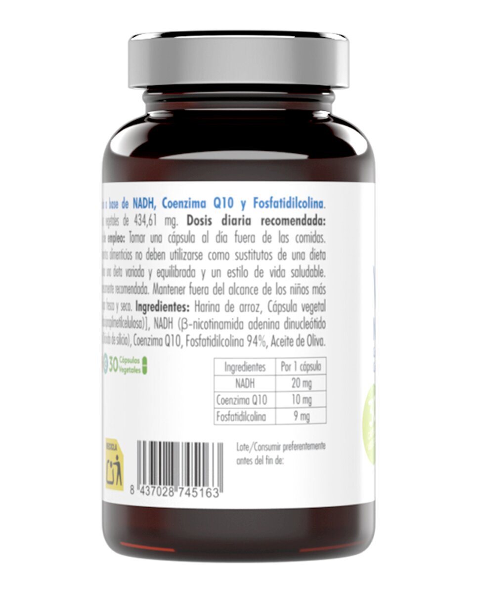 NADH liposomado Mundo Natural - 30 Cápsulas 3