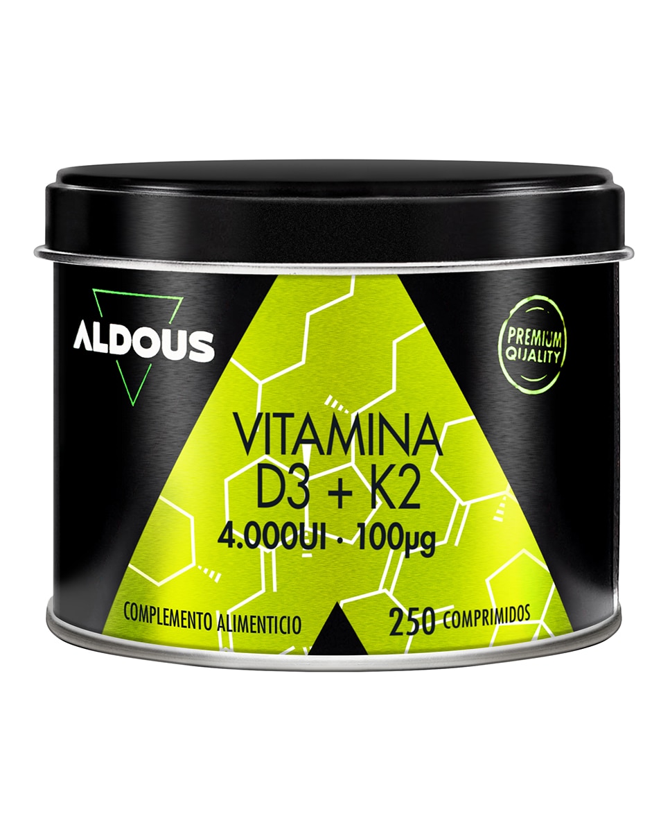 Aldous Bio - 250 Comprimidos Vitamina D3 + K2 Aldous.