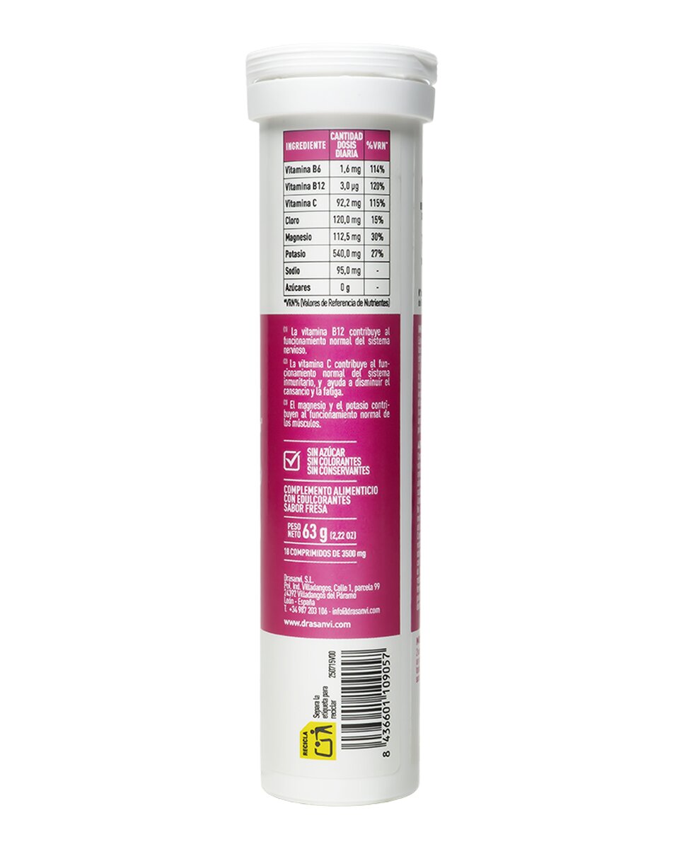 Complementos alimenticios Hydrop electrolitos efervescentes fresa Drasanvi 2
