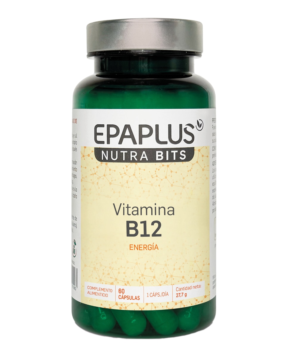 Imagen 0 de Complemento alimenticio Vitamina B12 60 cápsulas Epaplus Nutrabits