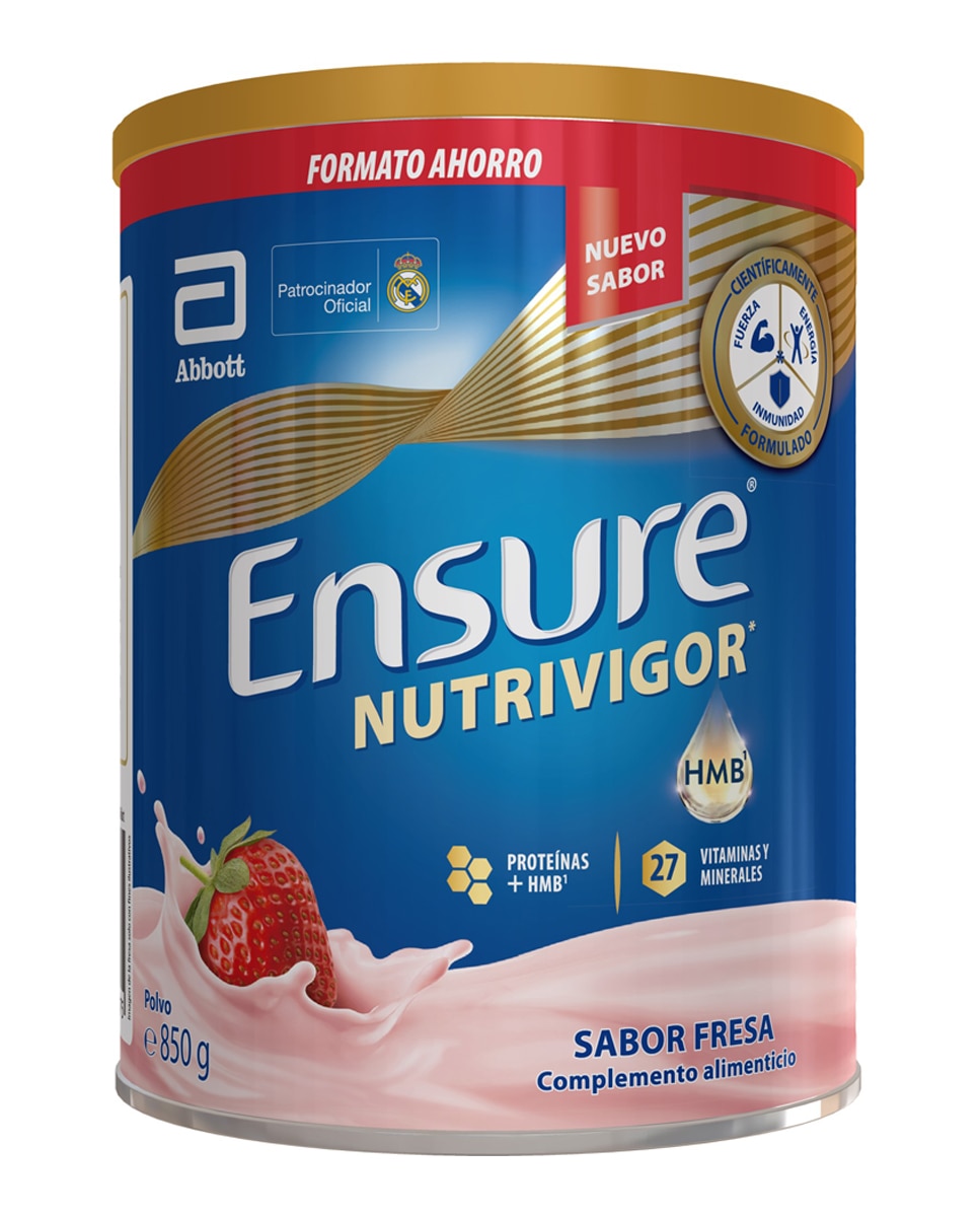 Imagen 0 de Complemento Alimenticio Ensure Nutrivigor Fresa 850 Gr Ensure