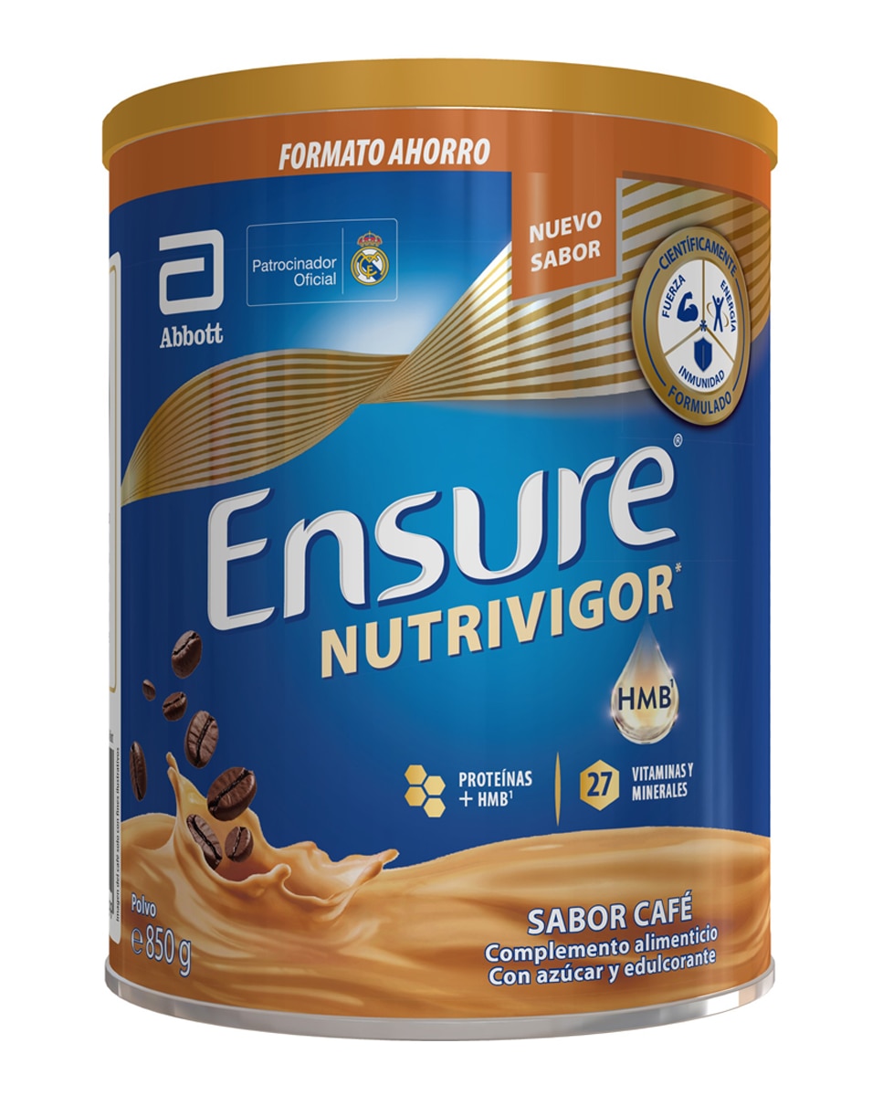 Imagen 0 de Complemento Alimenticio Ensure Nutrivigor Café 850 Gr Ensure