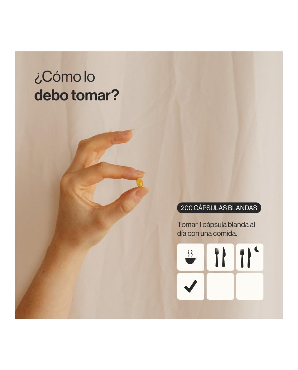 Vitamina D3 K2 2000 UI y 150 µg MK7 con Aceite de Oliva Virgen Extra Ecológico Español  200 Cápsulas blandas 3