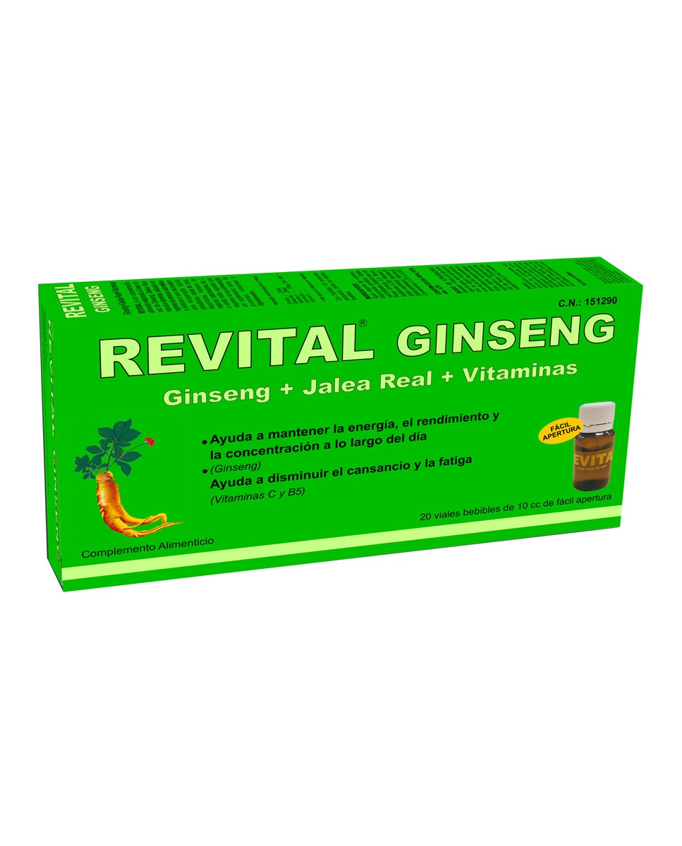 Pharma Otc - 20 Viales Ginseng Revital Pharma Otc.
