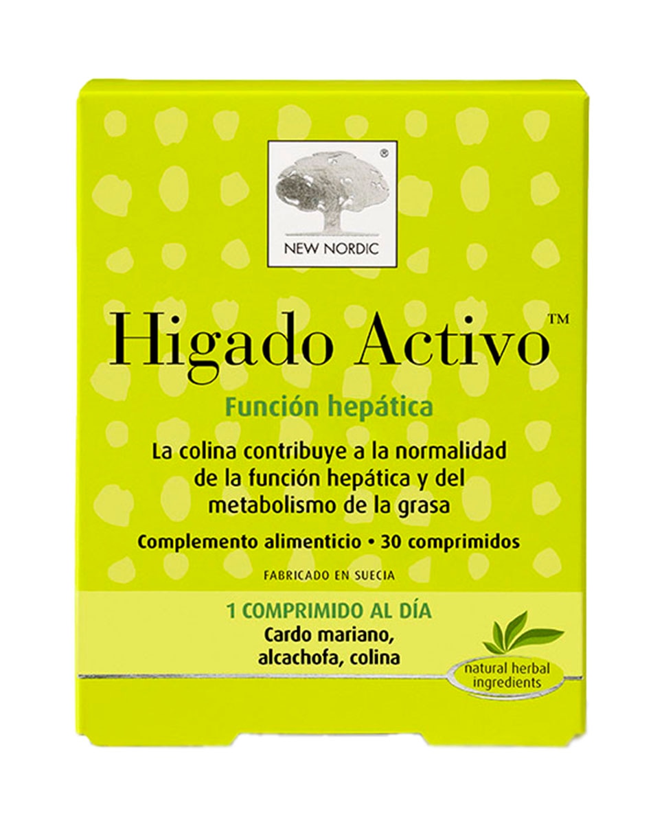 New Nordic - 30 Comprimidos Higado Activo New Nordic.