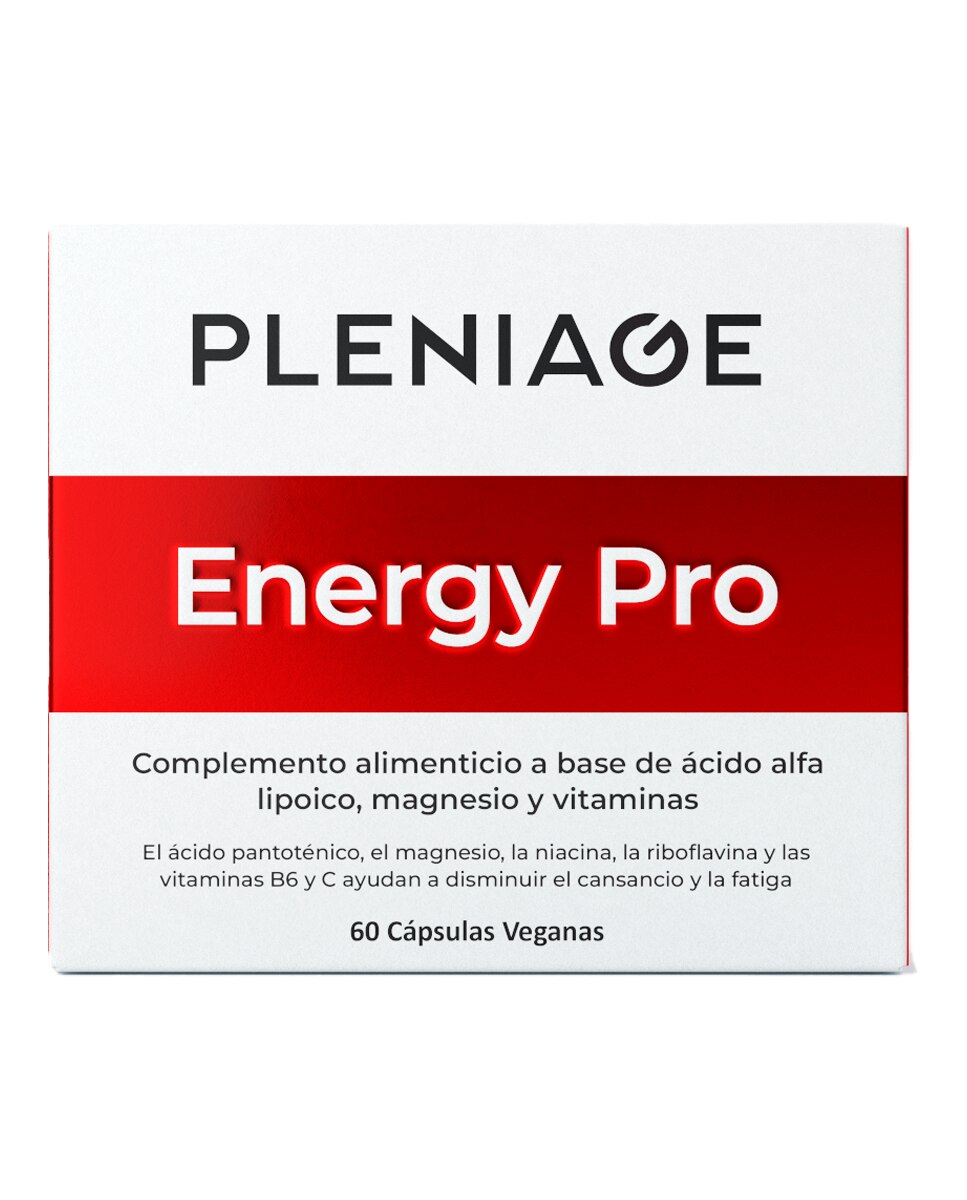 Imagen 0 de 60 Cápsulas Vegetales Complejo Energy Pro Pleniage