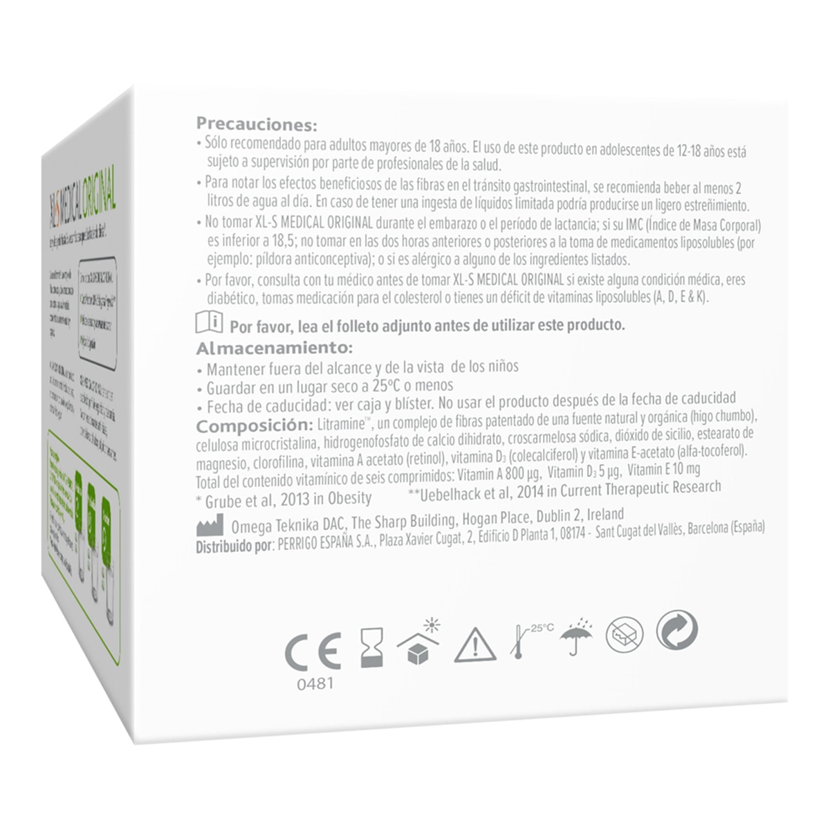 Comprimidos Captagrasas XLS Medical 3