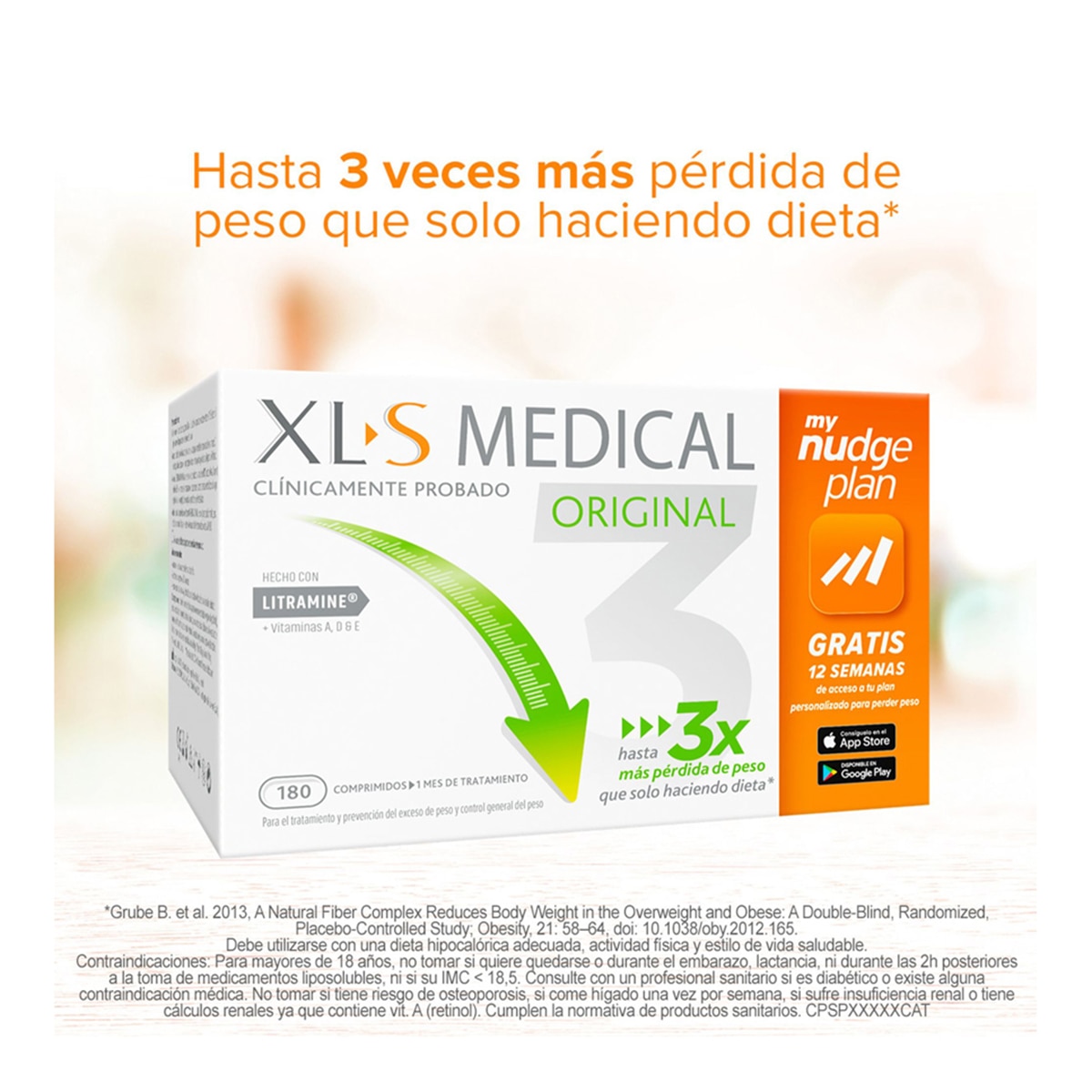 Comprimidos Captagrasas XLS Medical 5