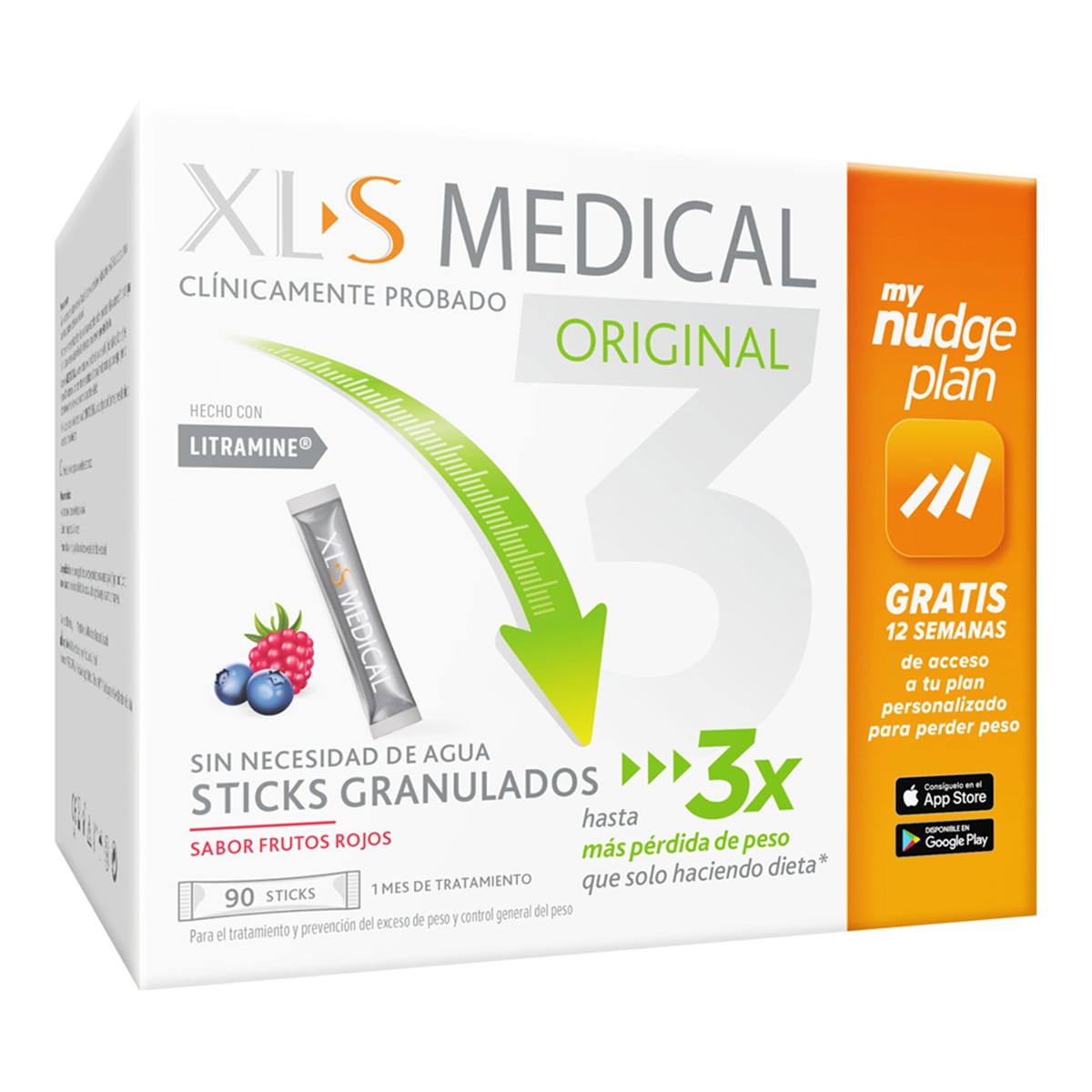 XLs Medical - Sticks Granulados Captagrasas XLS Medical Direct.