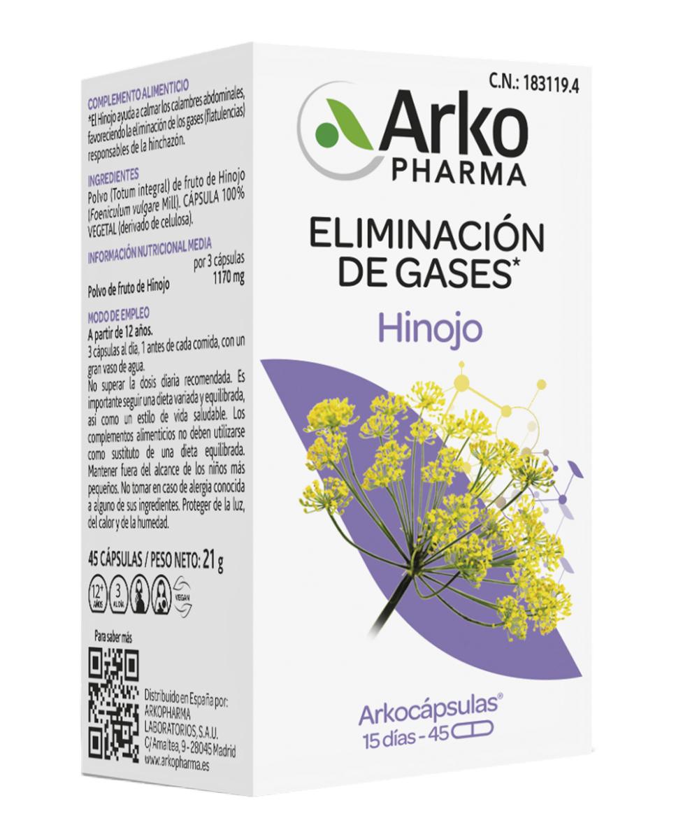 Arkopharma - Cápsulas dietéticas Hinojo Arkopharma.