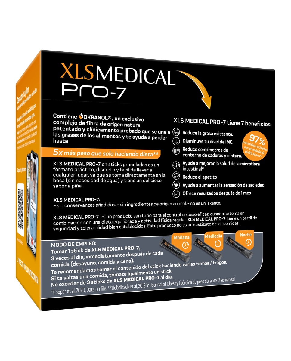 Imagen 2 de 90 Sticks granulados Pro 7 Nudge XLS Medical