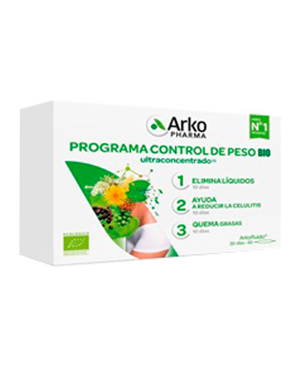 Imagen 0 de Ampollas Arkofluido® Programa Control De Peso Arkopharma