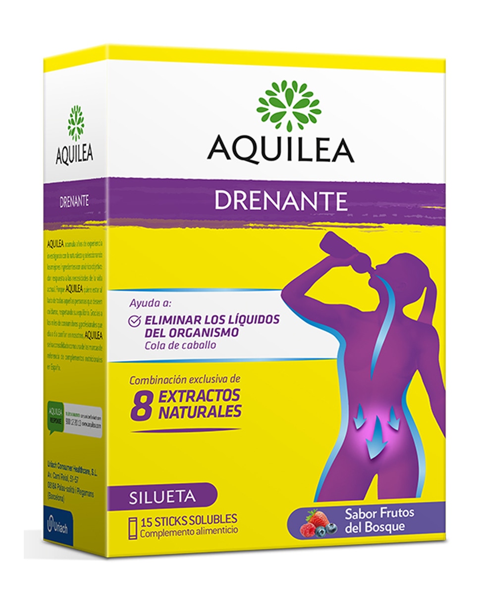 Aquilea - 15 Sticks bebibles Drenante Aquilea.