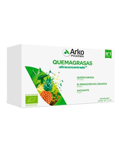 Complemento Alimenticio Arkofluido Quemagrasa Ultraconcentrado 20 Ampollas Arkopharma