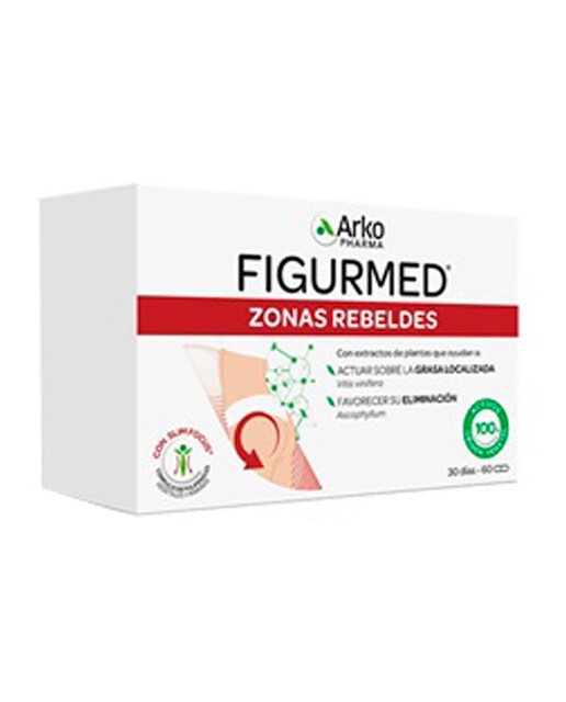 Imagen 0 de Complemento Alimenticio Figurmed Zonas Rebeldes 60 Cápsulas Arkopharma